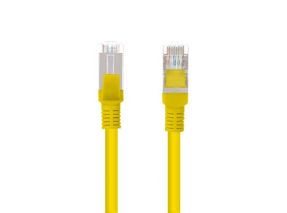 PATCHCORD CAT.5E FTP 15M AMARILLO FLUKE PASADO LANBERG