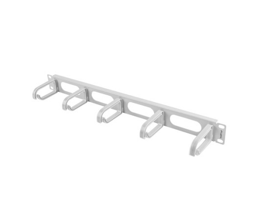 PANEL DE GESTIÓN DE CABLES DE 19" 5 ANILLAS - TIPO B 1U GRIS LANBERG