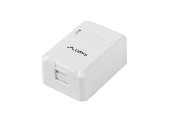 CAJA VACÍA DE MONTAJE SUPERFICIAL PARA KEYSTONE LANBERG DE 1 PUERTO