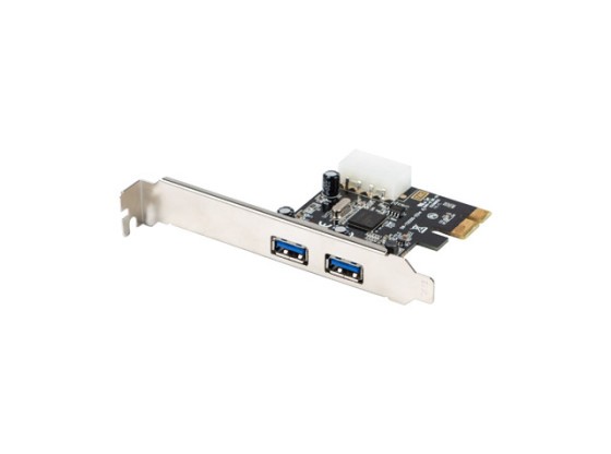 TARJETA PCI EXPRESS X1-&gt;2X USB-A 3.1 GEN1 LANBERG DE PERFIL BAJO