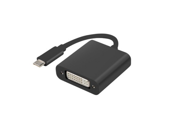 CABLE ADAPTADOR USB-C(M) 3.1-&gt;DVI-I(F)(24+5) 15CM DUAL LINK (MODO DISPLAYPORT ALT) NEGRO LANBERG