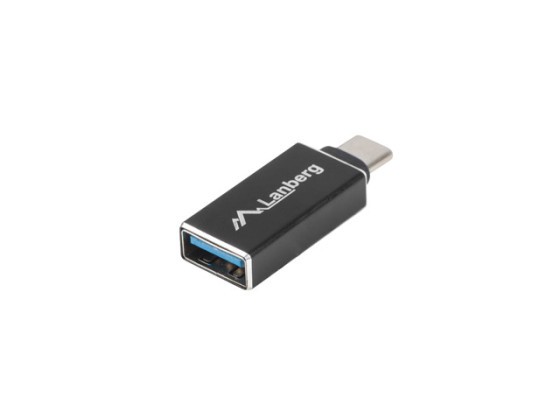 ADAPTADOR USB-C(M) 3.1-&gt;USB-A(F) NEGRO OTG LANBERG