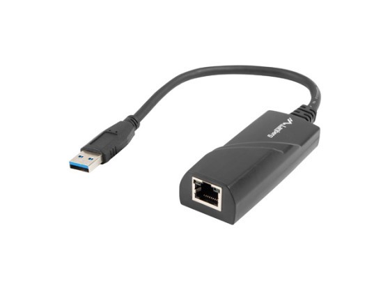 USB-&gt;RJ45 ADAPTADOR ETHERNET TARJETA DE RED LANBERG USB 3.0 1X RJ45 1GB CABLE