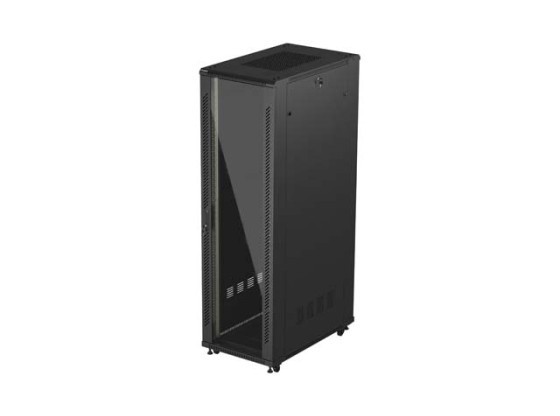 INSTALACIÓN ARMARIO RACK 19" 42U 600X1000 NEGRO PUERTA CRISTAL LANBERG (PAQUETE PLANO)