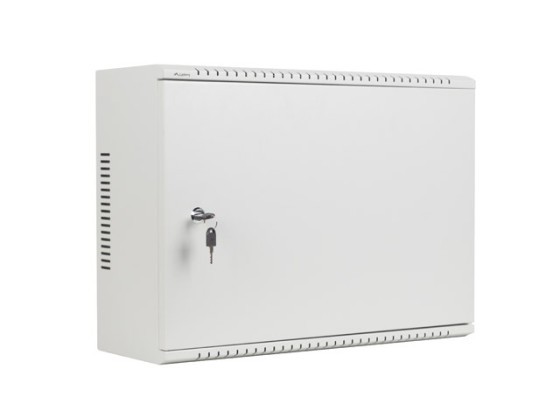 ARMARIO RACK 19" MURAL 4U+3U/540X200 BAJO PERFIL GRIS LANBERG (MONTADO)