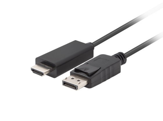 CABLE DISPLAYPORT(M) V1.1 ->HDMI(M) 1M NEGRO LANBERG