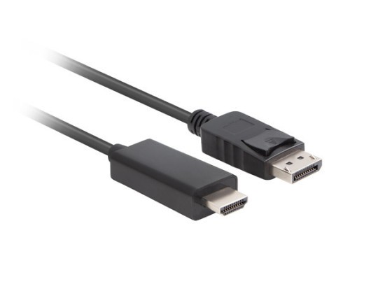 CABLE DISPLAYPORT(M) V1.1 ->HDMI(M) 3M NEGRO LANBERG