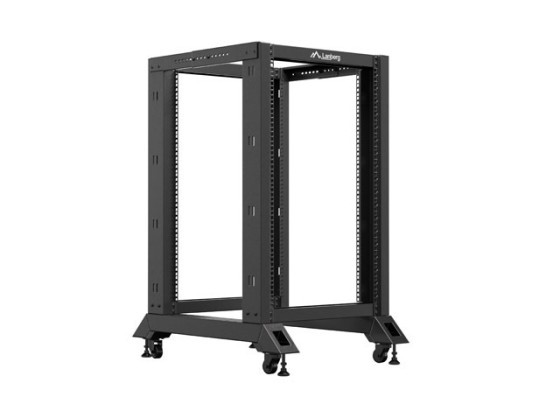 RACK ABIERTO 18U 600X800 NEGRO LANBERG