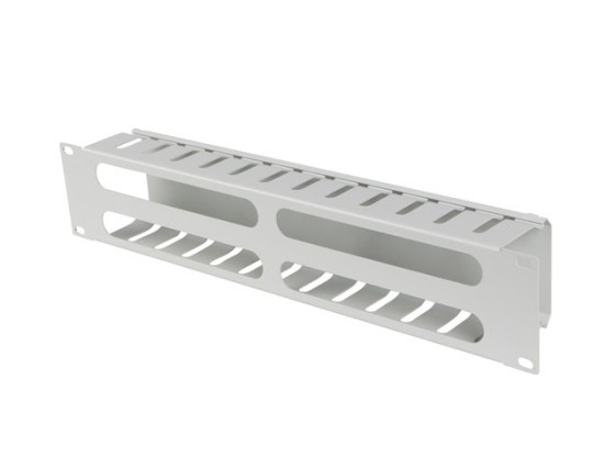 ORGANIZADOR DE CABLES 19" METAL 2U TIPO A GRIS LANBERG