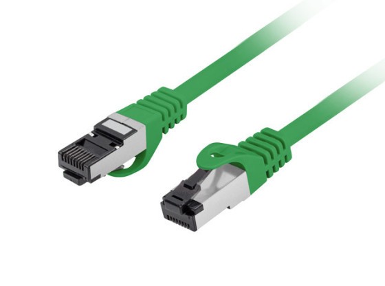 PATCHCORD CAT.8.1 S/FTP LSZH CU 0.25M VERDE FLUKE PASADO LANBERG
