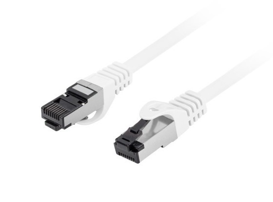 PATCHCORD CAT.8.1 S/FTP LSZH CU 0.25M BLANCO FLUKE PASSED LANBERG