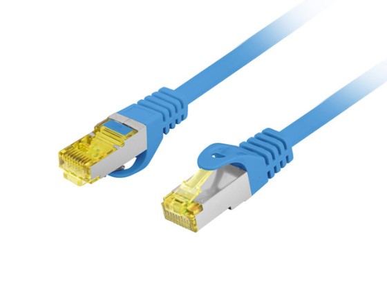 PATCHCORD CAT.6A S/FTP LSZH CU 3M AZUL FLUKE PASÓ LANBERG