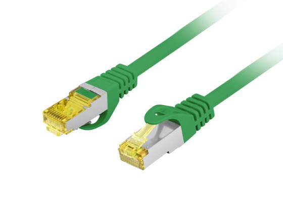 PATCHCORD CAT.6A S/FTP LSZH CU 5M VERDE FLUKE PASADO LANBERG