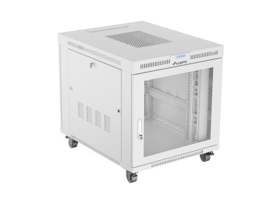 ARMARIO DE INSTALACIÓN EN RACK 19" 15U 800X1000 LCD GRIS PUERTA PERFORADA LANBERG (PAQUETE PLANO)