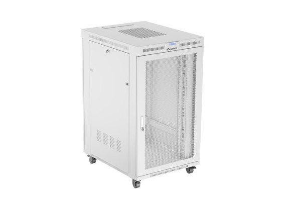 ARMARIO DE INSTALACIÓN EN RACK 19" 27U 800X1000 LCD GRIS PUERTA PERFORADA LANBERG (PAQUETE PLANO)