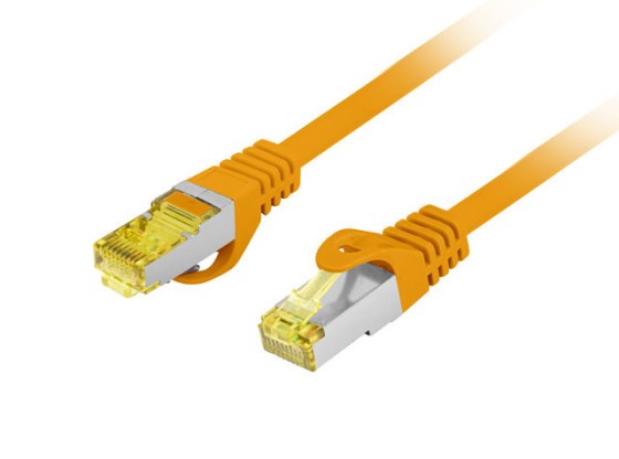 PATCHCORD CAT.6A S/FTP LSZH CU 5M NARANJA FLUKE PASÓ LANBERG