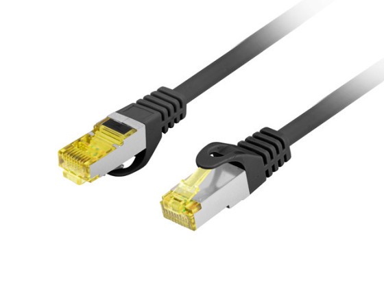 PATCHCORD CAT.6A S/FTP LSZH CU 15M NEGRO FLUKE PASÓ LANBERG