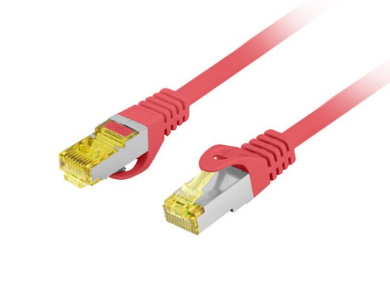 PATCHCORD CAT.6A S/FTP LSZH CU 20M ROJO FLUKE PASÓ LANBERG