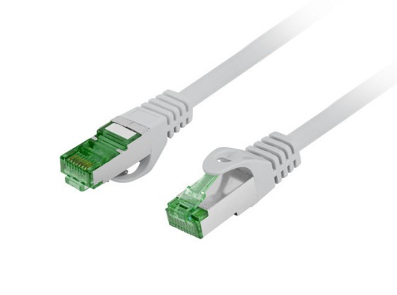 PATCHCORD CAT.7 S/FTP LSZH CU 15M GRIS FLUKE PASÓ LANBERG