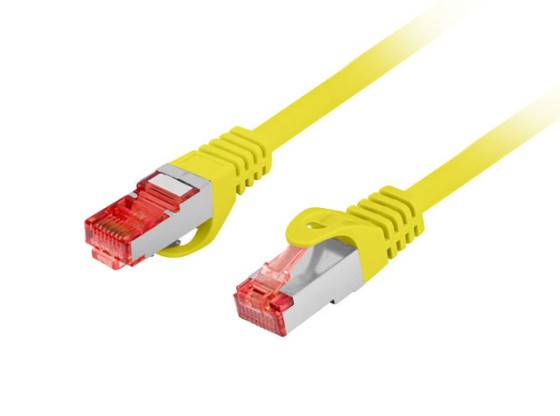 PATCHCORD CAT.6 S/FTP LSZH CU 0,25M AMARILLO FLUKE PASÓ LANBERG
