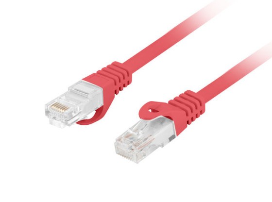 PATCHCORD CAT.6 UTP LSZH CU 5M ROJO FLUKE PASADO LANBERG