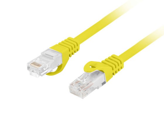 PATCHCORD CAT.6 UTP LSZH CU 2M AMARILLO FLUKE PASÓ LANBERG