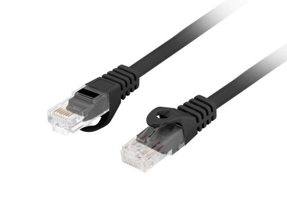 PATCHCORD CAT.6 UTP LSZH CU 15M NEGRO FLUKE PASÓ LANBERG