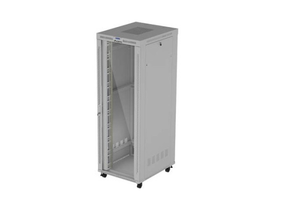 ARMARIO DE INSTALACIÓN EN RACK 19" 47U 800X1000 GRIS PUERTA DE CRISTAL LCD LANBERG (PAQUETE PLANO) V2