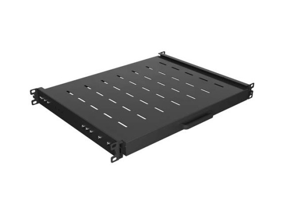 ESTANTE EXTRAÍBLE PARA RACK DE 19" 350MM NEGRO LANBERG (1U/445X350MM CAPACIDAD DE CARGA HASTA 35KG, MONTAJE EN 4 PUNTOS)