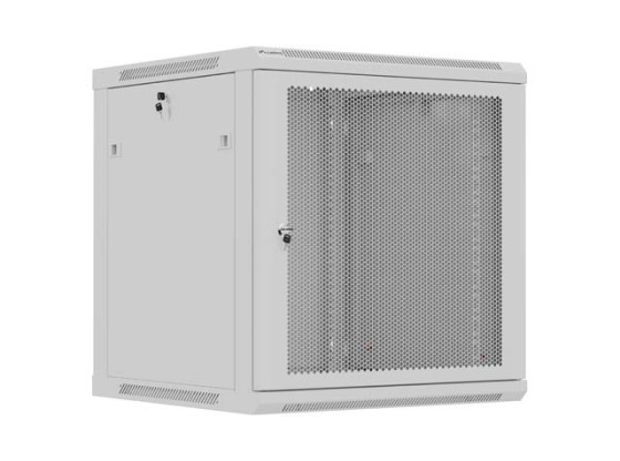 RACK DE INSTALACIÓN 19" 12U 600X600 GRIS PUERTA PERFORADA LANBERG (PAQUETE PLANO)