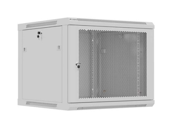RACK DE INSTALACIÓN 19" 9U 600X600 GRIS PUERTA PERFORADA LANBERG (PAQUETE PLANO)