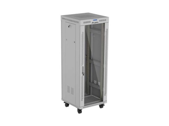 INSTALACIÓN RACK 19" 32U 600X600 GRIS PUERTA CRISTAL LCD LANBERG (FLAT PACK) V2