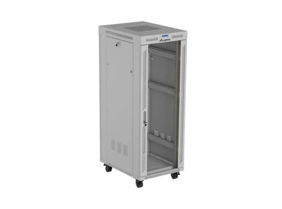 INSTALACIÓN RACK 19" 32U 600X800 GRIS PUERTA CRISTAL LCD LANBERG (FLAT PACK) V2