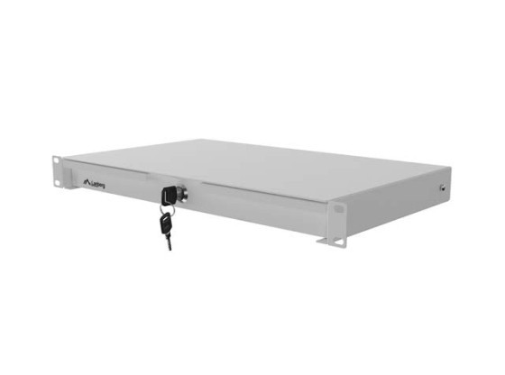 CAJÓN DE 19" 1U/483 X 270 MM CAPACIDAD MÁXIMA DE CARGA DE HASTA 90 KG MONTAJE DE 4 PUNTOS GRIS LANBERG