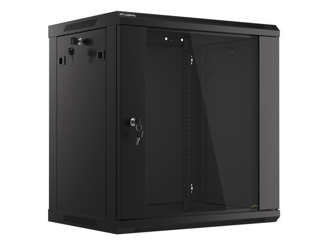 ARMARIO RACK 19" MURAL 12U/600X450 (FLAT PACK) NEGRO LANBERG V2