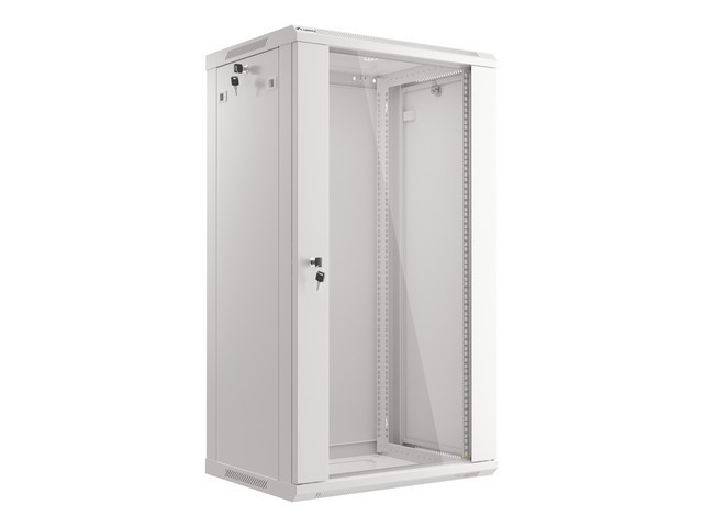 ARMARIO RACK 19" MURAL 22U/600X450 (FLAT PACK) GRIS LANBERG V2
