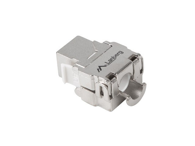 MÓDULO KEYSTONE TOOLLESS RJ45->LSA CAT.6A FTP 180° LANBERG