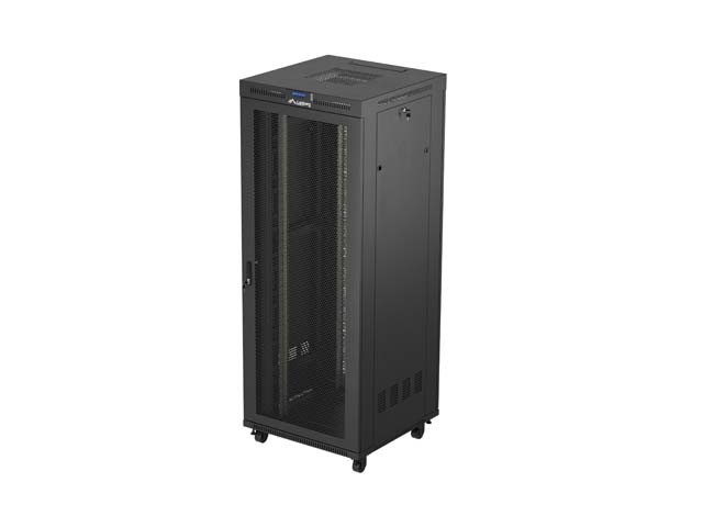 ARMARIO DE INSTALACIÓN EN RACK 19" 42U 800X800 LCD NEGRO PUERTA PERFORADA LANBERG (PAQUETE PLANO)