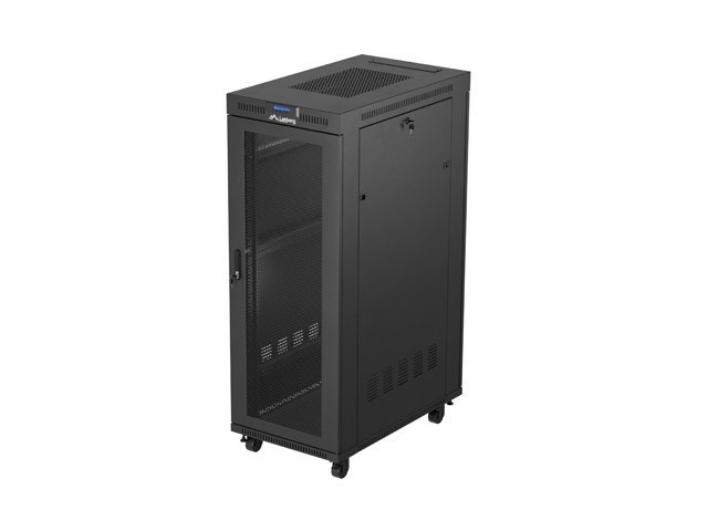 ARMARIO DE INSTALACIÓN EN RACK 19" 32U 600X1000 LCD NEGRO PUERTA PERFORADA LANBERG (PAQUETE PLANO)